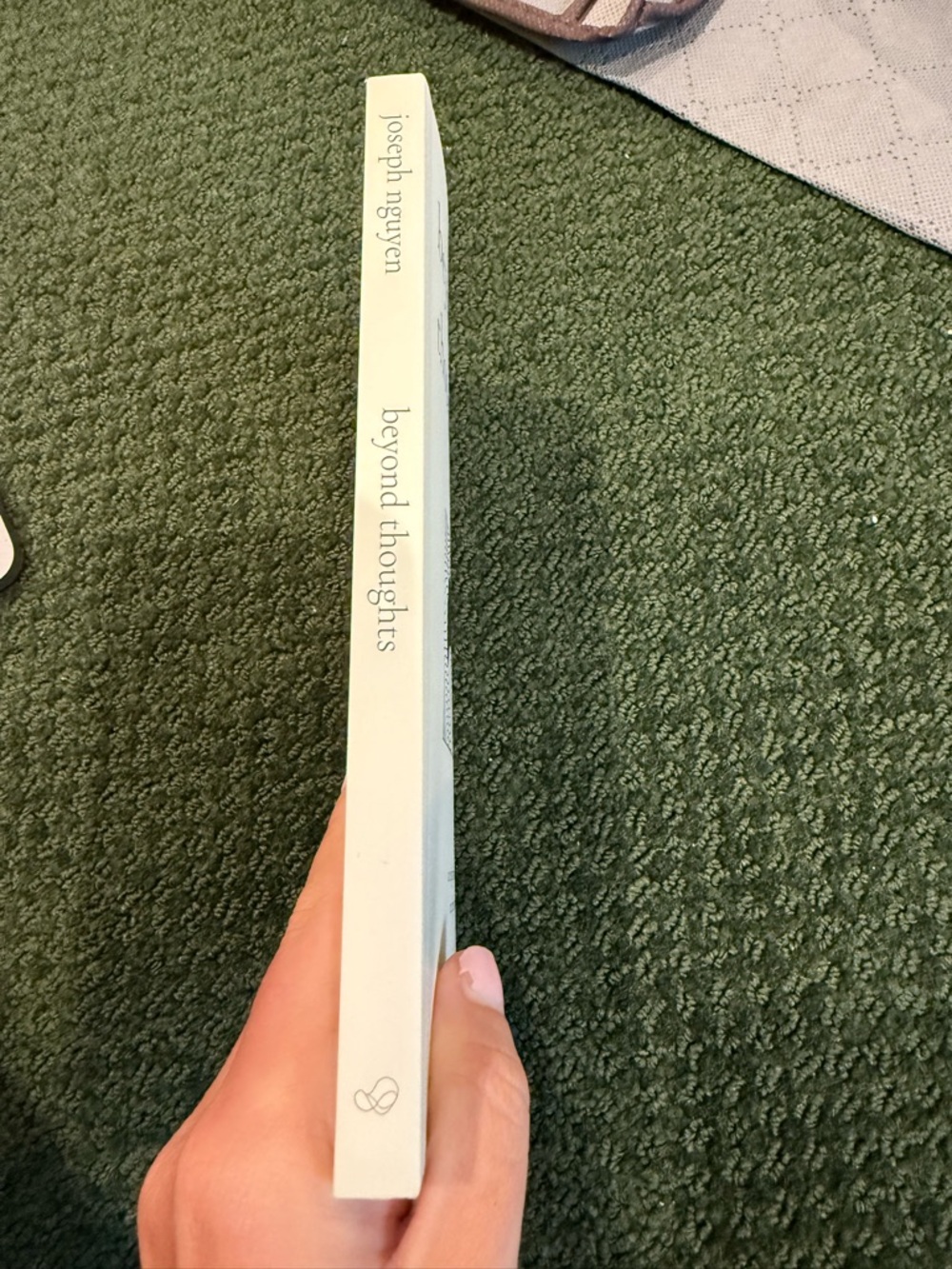Beyond Thoughts Paperback Book - White Cover with Black Design - Picture 3 of 6